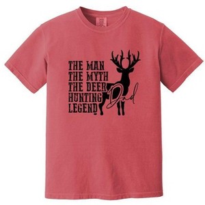 Simply Sage Market Men's The Deer Hunting Legend Short Sleeve Garment Dyed Tee - 1 of 1