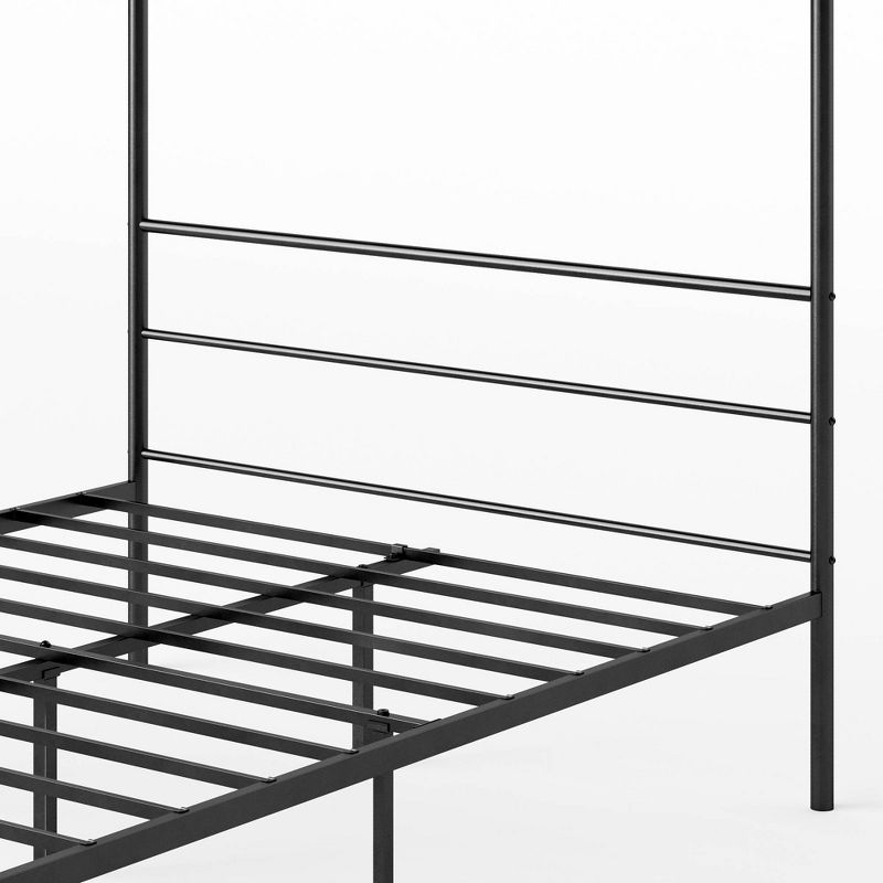 Seguro Canopy Metal Platform Bed Frame Black - Zinus, 4 of 9
