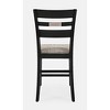Jofran, Altamonte Contemporary Ladderback Upholstered Counter Stool (Set of 2) - 4 of 4