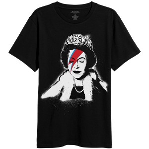 Elevenparis Mens Queen Elizabeth Graphic T-Shirt - 1 of 1