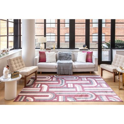 Elizabeth Sutton Vera VE15D Modern Geometric Area Rug