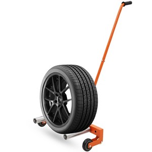 Heavy Duty Adjustable Tire Wheel Dolly, 330 LBS Capacity, Moving Tool for Automotive Repair Shops, Garages, and Tire Retail Outlets - 1 of 4