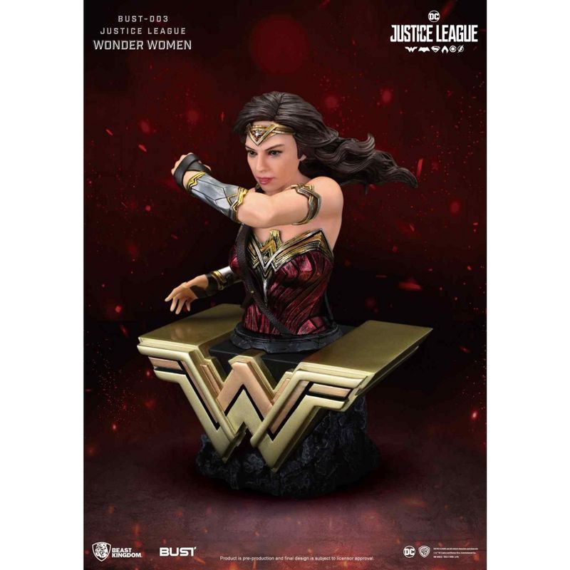 Warner Bros Justice League Series-Wonder Woman (Bust), 6 of 8