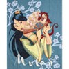 Northwest Disney Princess Woven Tapestry Throw Blanket, 48" x 60", Tradition - 2 of 4