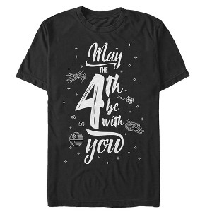 Men's Star Wars May the Fourth Starry Icons T-Shirt - 1 of 4