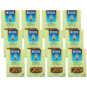 De Cecco Organic Fusilli Pasta - 12 pack, 12 oz - 1 of 4