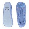 CTM Women's Floral Embroidered Terry Ballerina Slipper House Shoe - 3 of 4