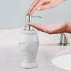 Compton Liquid Soap Dispenser - Nu Steel: Resin, 8oz Capacity, Spot Clean, Kitchen & Bathroom Compatible - image 4 of 4