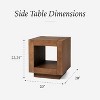 Maven Lane Artemis Contemporary Wooden Side Table - 2 of 4