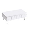 JUJABU Modern Lift-Top Coffee Table with Hidden Storage, Foldable Top and 2 Drawers for Living Room Organization - 2 of 4