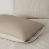 Gracie Mills Miranda 4 Piece Solid Cotton and Rayon from Bamboo Waffle Weave Comforter Cover Set with Removable Insert - 4 of 4