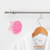 Unique Bargains Scalp Massager Shower Hair Brushes with Handle Pink 1 Pc - 4 of 4