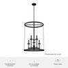 Hunter Fans 21.75" Briargrove Ceiling Light Matte Black Chandelier - 6 Bulb Indoor Pendant for Elegant Dining & Foyer - 3 of 4