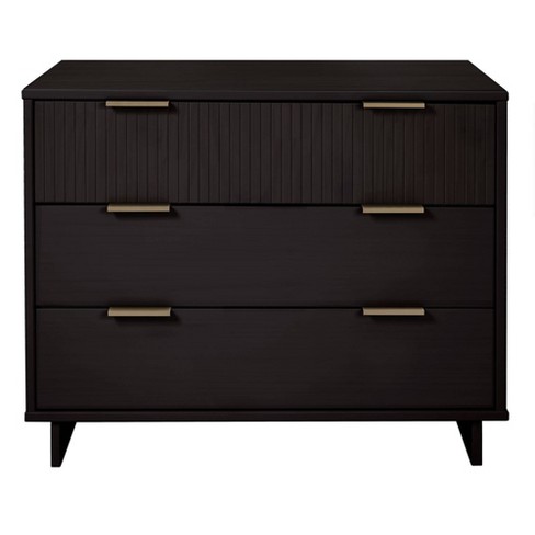 Target modern 3 store drawer dresser