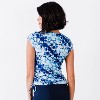 Calypsa Women's Cap Sleeve UPF 50+ Sadie Swim Top - 2 of 4