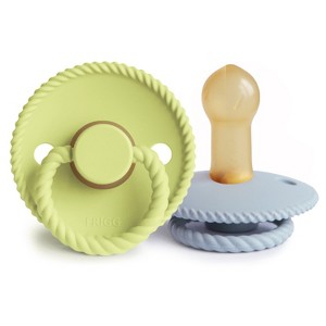 FRIGG Rope Natural Rubber Pacifier 2-Pack - 1 of 4