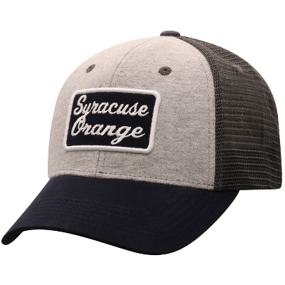  NCAA Syracuse Orange Men's Gray Cotton with Mesh Snapback Hat 