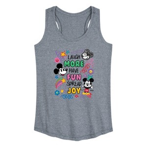 Women's - Disney - Mickey Mouse Graphic Racerback Tank - 1 of 4