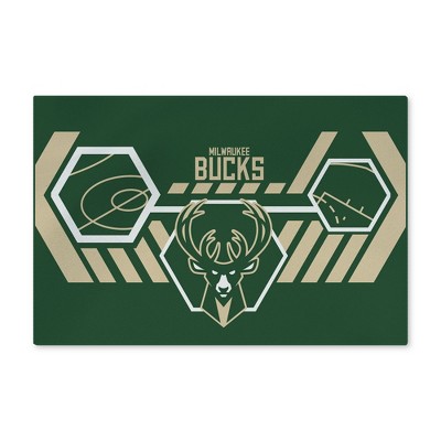 NBA Milwaukee Bucks Agile Washable Rug 20 x 32 Inches
