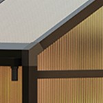 8*10 black sliding door sun room