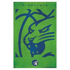 Trends International WNBA Minnesota Lynx - Logo 25 Framed Wall Poster Prints - 1 of 4