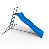 Infurnic Baby Activity Gyms, Freestanding Kids Slide with Ladder, Interesting Amusement Facility for indoor, Blue, 93.7"*72.05"*56.7" - 3 of 4