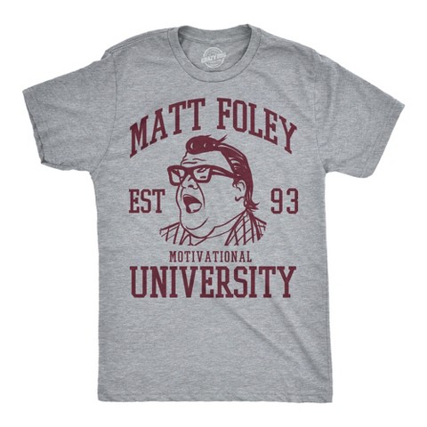 Мужские футболки Crazy Dog T-Shirts, Inc. Mens Funny T Shirts Matt Foley Motivational University Sarcastic Chris Farley Joke Tee For Men - Crazy Dog Men's T Shirt With Movie Sayings Light XXL