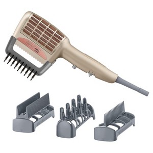 InfinitiPro By Conair 1875 Watt Frizz-Free Hair Styling Dryer with Attachments in Gold - 1 of 4