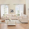 Loveseat Sofa Couch for Living Room, 80" Chenille Fabric Love Seats - 3 of 4