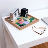 Ninola Design Bauhaus Shapes Spring 12" x 12" Medium Square Bamboo Tray - Deny Designs - 2 of 3