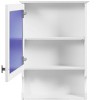 PAGED 24" Wall Mounted Bathroom Storage Cabinet Modern Medicine Cabinet with Mirror and Adjustable Shelves, Over Toilet Storage Unit for Room - 4 of 4