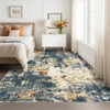 Modern Abstract Large Living Room Bedroom Area Rugs, Soft Non Slip Contemporary Throw Carpet for Dining Room - 4 of 4