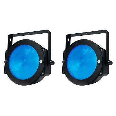 ADJ DOTZ-PAR 36 Watt High Output Slim Par Can Wash Effect LED Light with 35 Built-In Color Macros (2 Pack)