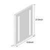 Dovelina Rectangle Bathroom Vanity Mirror LED Mirror with Defog - 3 of 4
