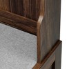 Kumasinova Hall Tree with 6 Double Hooks,3-in-1 Entryway Coat Rack with Hinged Lid,69" Clothing Rack with Shelves&Storage Bench for Hallway - 3 of 4