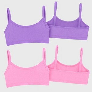 City Threads Soft 100% Cotton Training Bra 2-Pack - USA-Made - 1 of 4