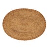 Saro Lifestyle Saro Lifestyle Woven Design Rattan Placemats (Set of 4) - 2 of 4