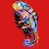 Girl's Design By Humans chameleon By alnavasord T-Shirt - 2 of 4