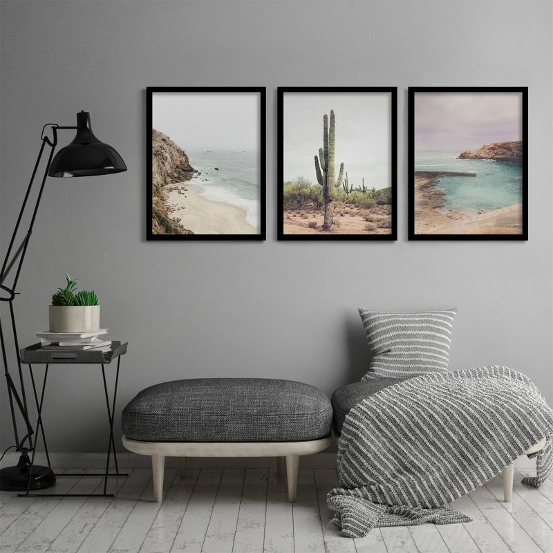 Americanflat Coastal Botanical (Set Of 3) Triptych Wall Art Natural Photography By Sisi And Seb - Set Of 3 Framed Prints, 4 of 7