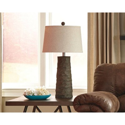 Set of 2 Sinda Table Lamps Gray - Signature Design by Ashley