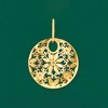 Ross-Simons Italian 14kt Yellow Gold Circle Flower Pendant Size 1.00 - 4 of 4
