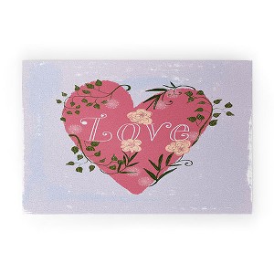 Joy Laforme Love your Valentine Welcome Mat - Society6 - 1 of 2