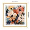 Kate and Laurel Framed Art Garden Bloom Abstract Bouquet III by The Creative Bunch Studio, 26x26, Florence Gold - 2 of 4