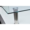 vidaXL Coffee Table High gloss white MDF, Tempered Glass Medium - 3 of 4