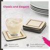 Pimpernel Classic Cream Coasters Set of 6 - 4.25" Square - 3 of 4