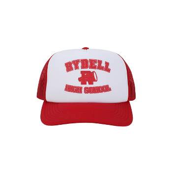 Grease Rydell High School White & Red Trucker Hat