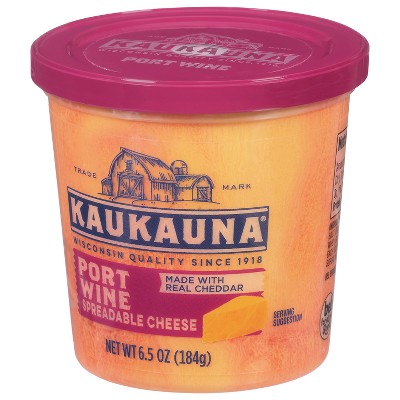 Kaukauna Port Wine Spreadable Cheese - 6.5oz