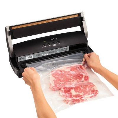 Hamilton Beach NutriFresh Black and Silver Vacuum Sealer