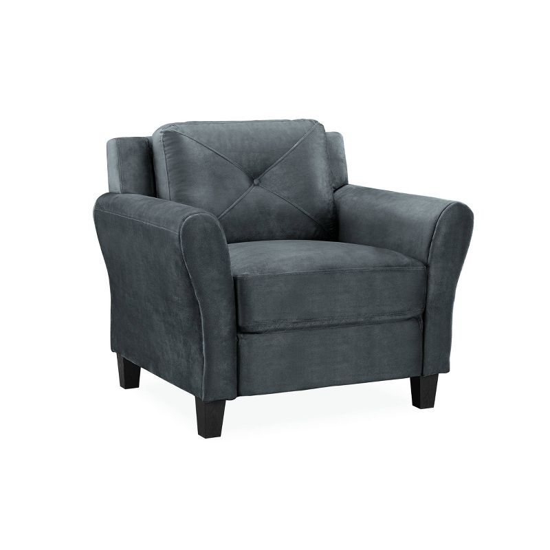 Harper Tufted Microfiber Chair - Lifestyle Solutions, 3 of 10