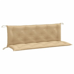 vidaXL Garden Bench Cushion Melange beige Polyester 59.1 x 19.7 x 2.8 in - 1 of 4